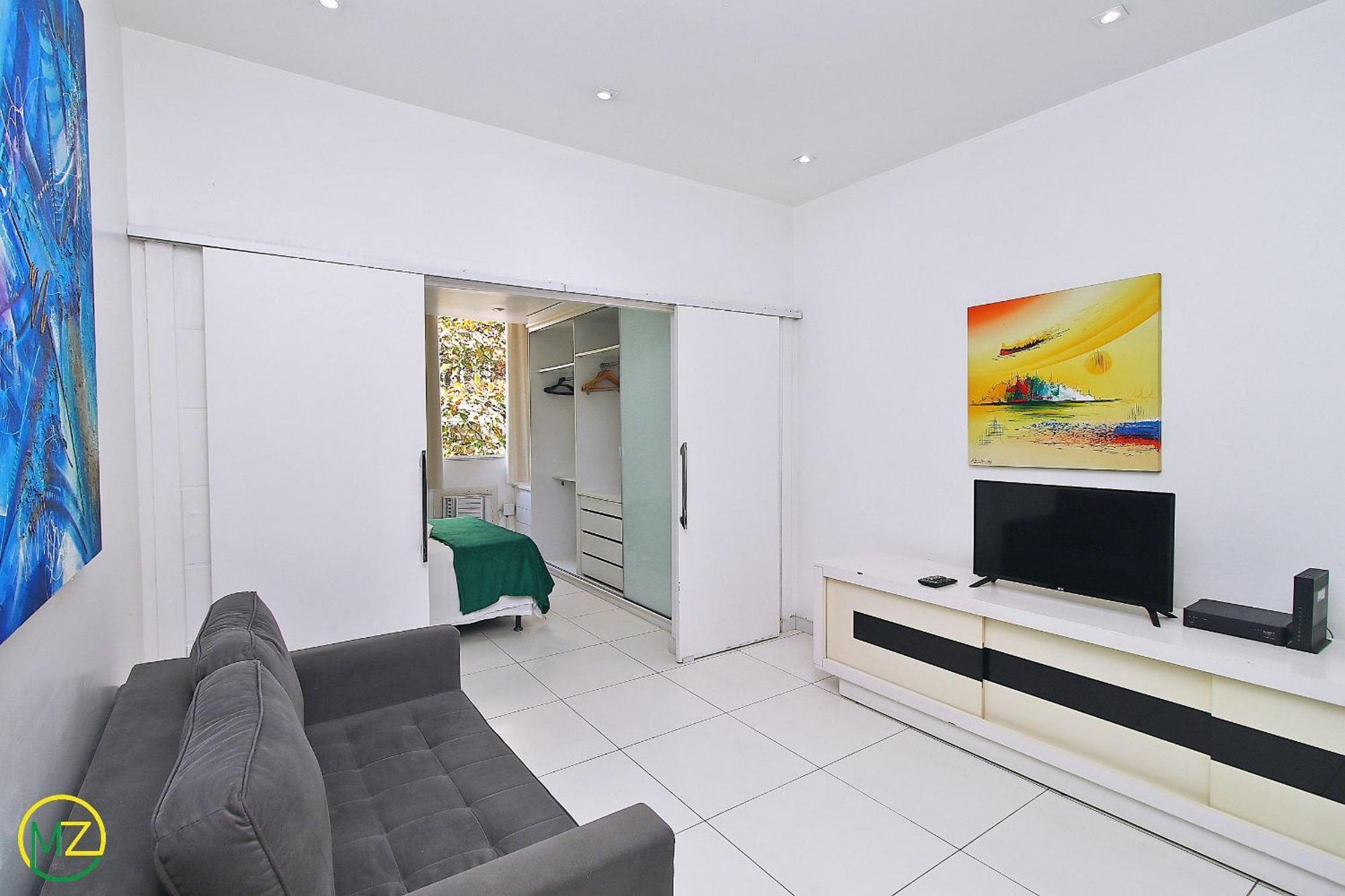Studio Com Vista Lateral Para O Mar Em Copacabana Rio de Janeiro Exterior photo